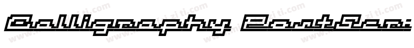 Calligraphy PostScr字体转换